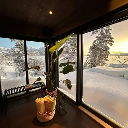 Panorama Out, Jacuzzi,badstu بيت للعطل *