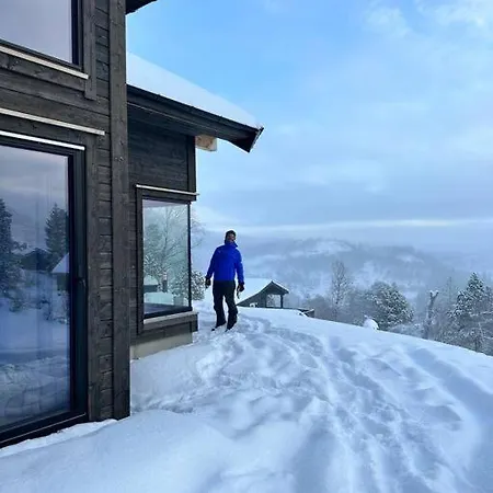 Panorama Out, Jacuzzi,badstu Σπίτι διακοπών Kvam (Hordaland)