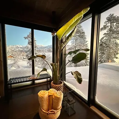 Panorama Out, Jacuzzi,badstu Σπίτι διακοπών Kvam (Hordaland)