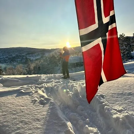 Σπίτι διακοπών Panorama Out, Jacuzzi,badstu Kvam (Hordaland)