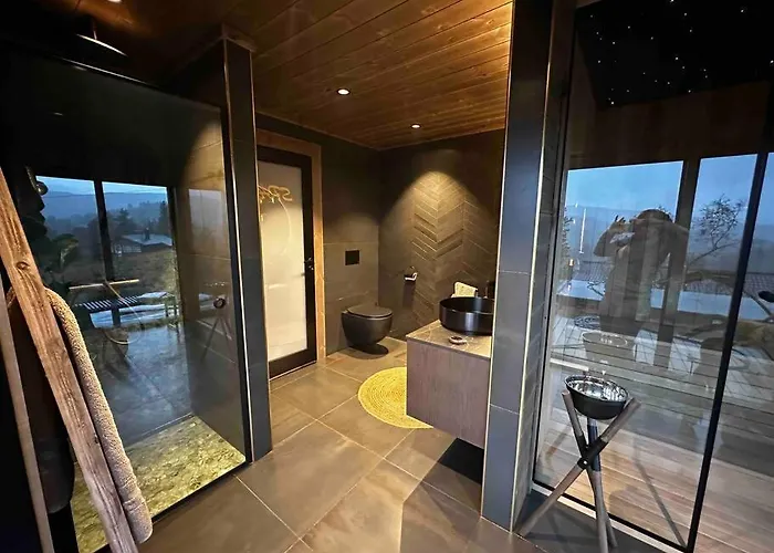 Panorama Out, Jacuzzi,badstu Hébergement de vacances Kvam (Hordaland)